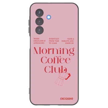 Picasee silikonowe czarne etui na Samsung Galaxy A17 5G - Morning