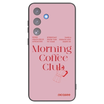 Picasee silikonowe czarne etui na Samsung Galaxy S25 FE 5G - Morning