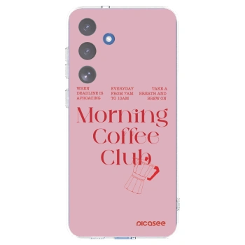 Picasee silikonowe przeźroczyste etui na Samsung Galaxy S25 FE 5G - Morning