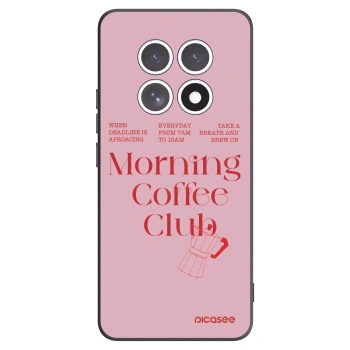 Picasee silikonowe czarne etui na Xiaomi Redmi Note 15 4G - Morning