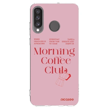 Picasee silikonowe przeźroczyste etui na Huawei P30 Lite - Morning