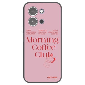 Picasee silikonowe czarne etui na Xiaomi Redmi 15C 5G - Morning
