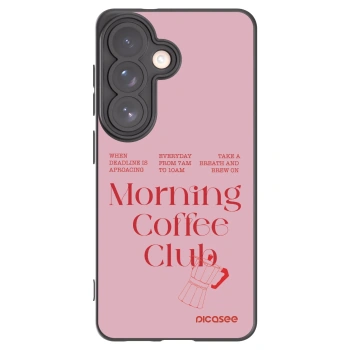 Picasee silikonowe czarne etui na Samsung Galaxy S26 - Morning