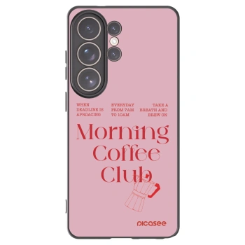 Picasee silikonowe czarne etui na Samsung Galaxy S26 Ultra - Morning