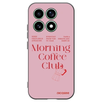Picasee silikonowe czarne etui na Xiaomi 17 - Morning