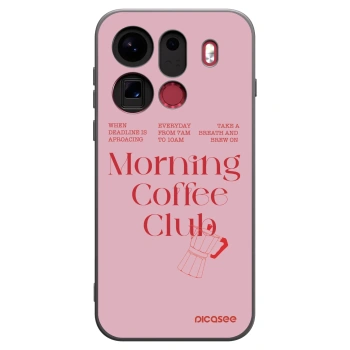 Picasee silikonowe czarne etui na OPPO Find X9 Pro - Morning