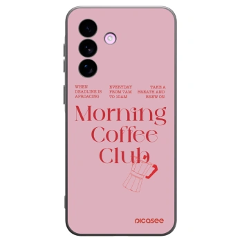 Picasee silikonowe czarne etui na Samsung Galaxy A57 5G - Morning