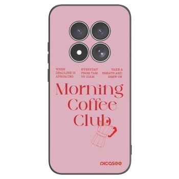 Picasee silikonowe czarne etui na Xiaomi Redmi Note 15 Pro 5G - Morning