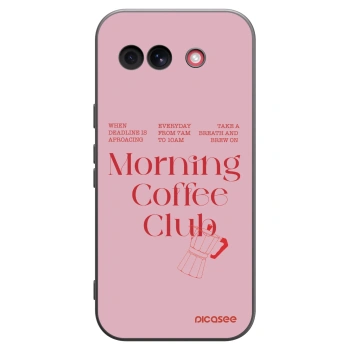 Picasee silikonowe czarne etui na Google Pixel 10a - Morning