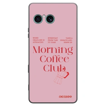 Picasee silikonowe czarne etui na Sony Xperia 10 VII - Morning
