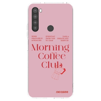 Picasee silikonowe przeźroczyste etui na Xiaomi Redmi Note 8 - Morning