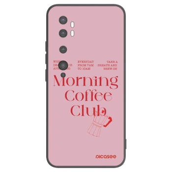 Picasee silikonowe czarne etui na Xiaomi Mi Note 10 (Pro) - Morning