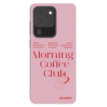 Picasee silikonowe przeźroczyste etui na Samsung Galaxy S20 Ultra 5G G988F - Morning