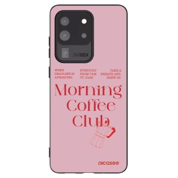 Picasee silikonowe czarne etui na Samsung Galaxy S20 Ultra 5G G988F - Morning