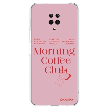 Picasee silikonowe przeźroczyste etui na Xiaomi Redmi Note 9 Pro - Morning