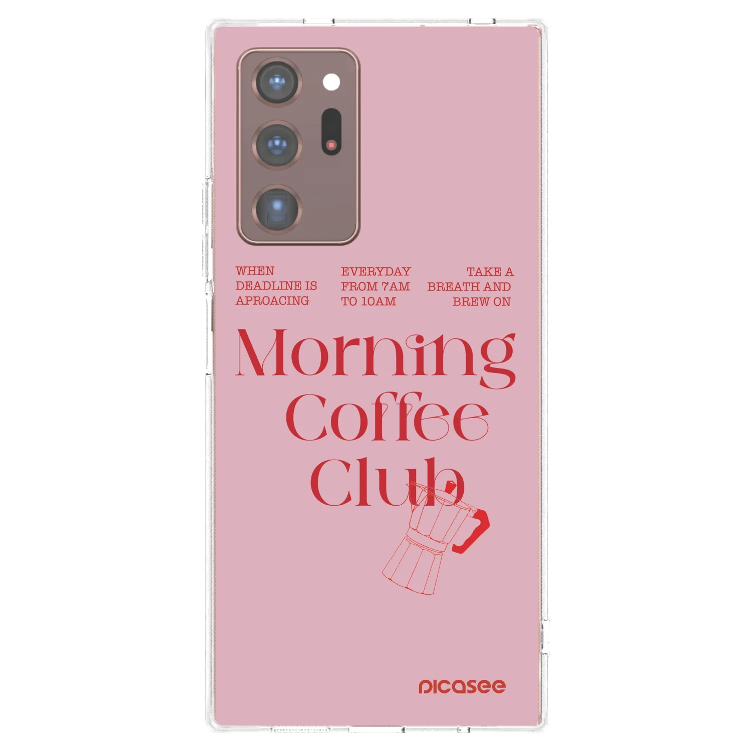 Picasee silikonowe przeźroczyste etui na Samsung Galaxy Note 20 Ultra - Morning