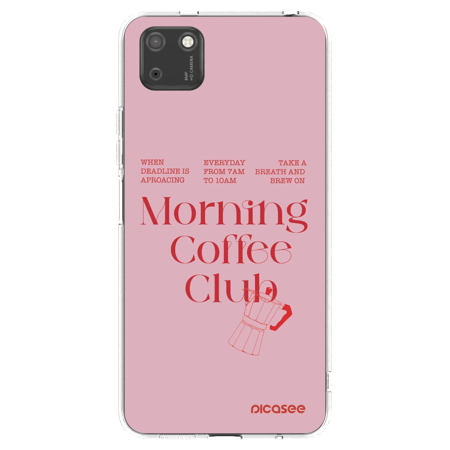 Picasee silikonowe przeźroczyste etui na Huawei Y5P - Morning