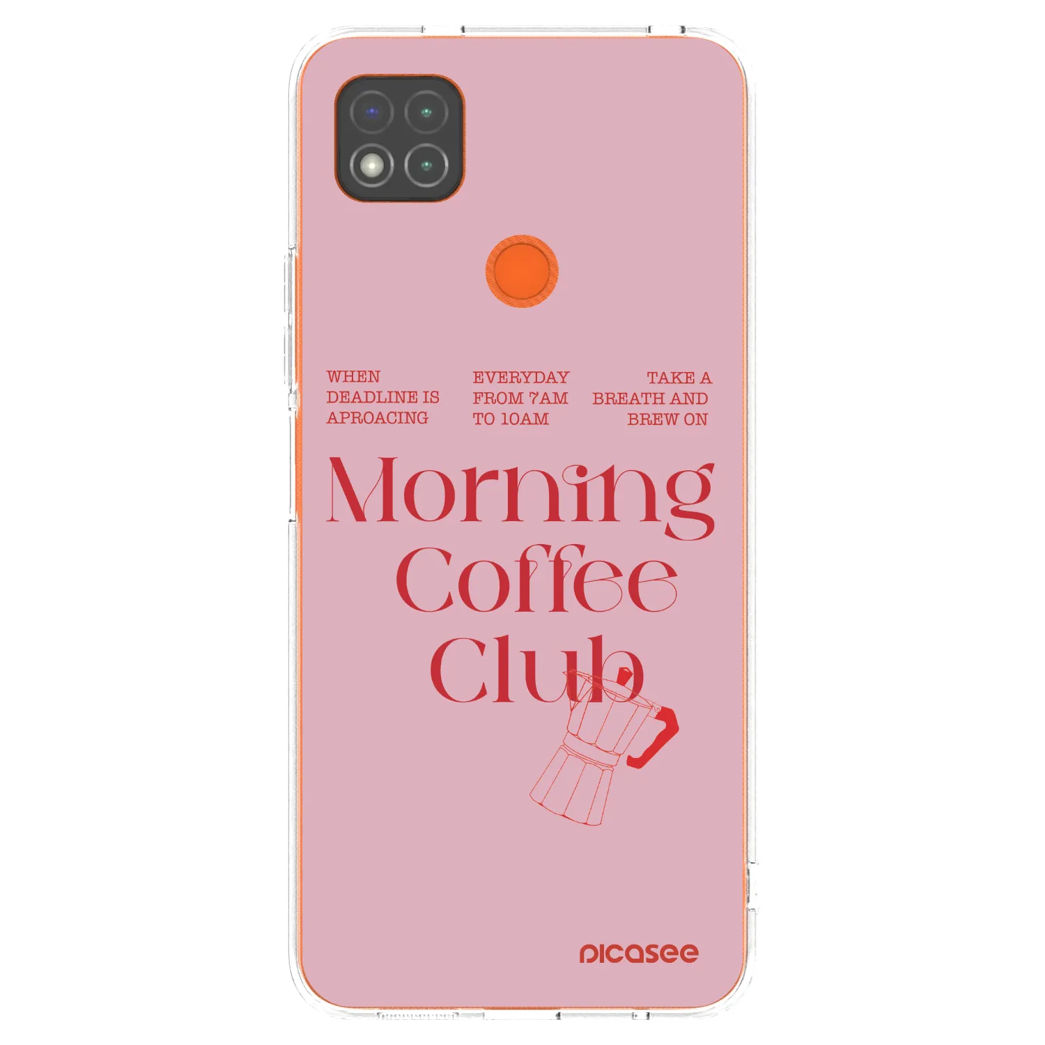 Picasee silikonowe przeźroczyste etui na Xiaomi Redmi 9C - Morning
