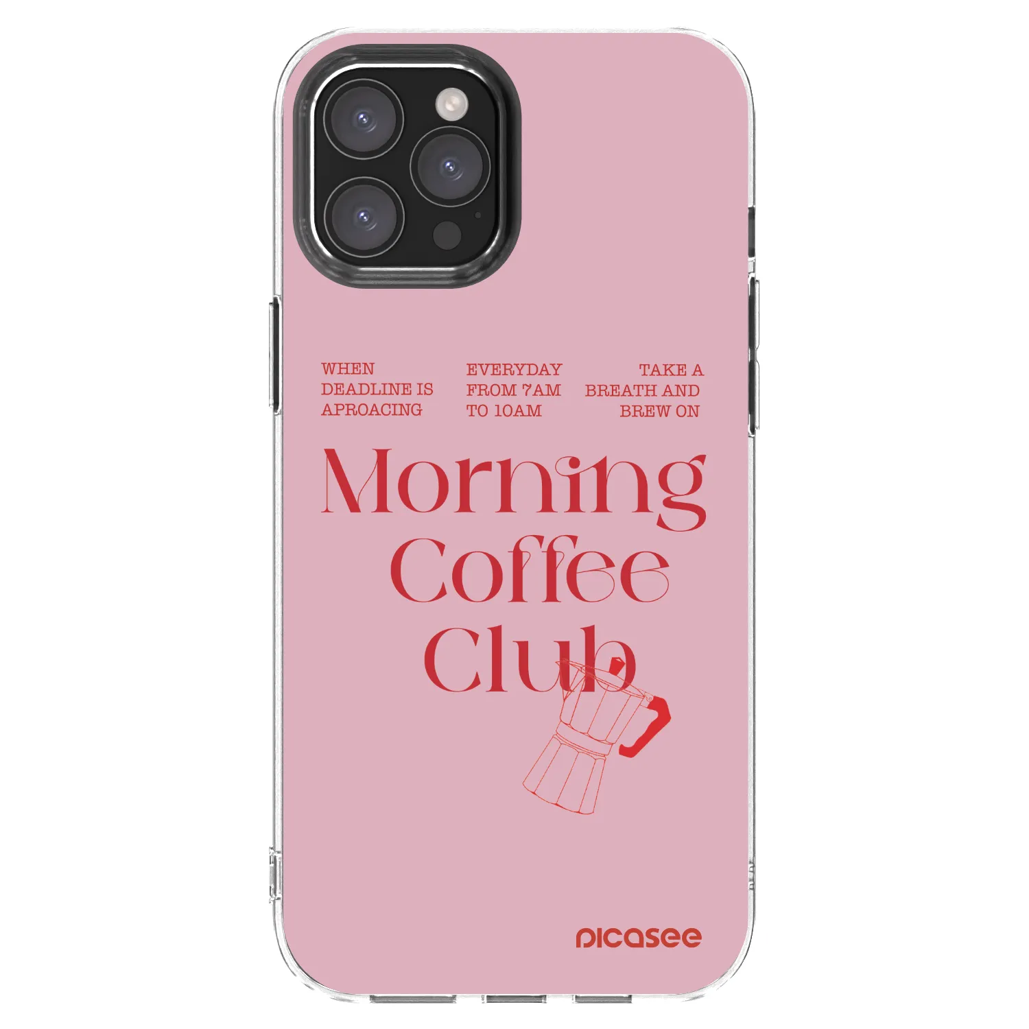 Picasee silikonowe przeźroczyste etui na Apple iPhone 12 Pro Max - Morning
