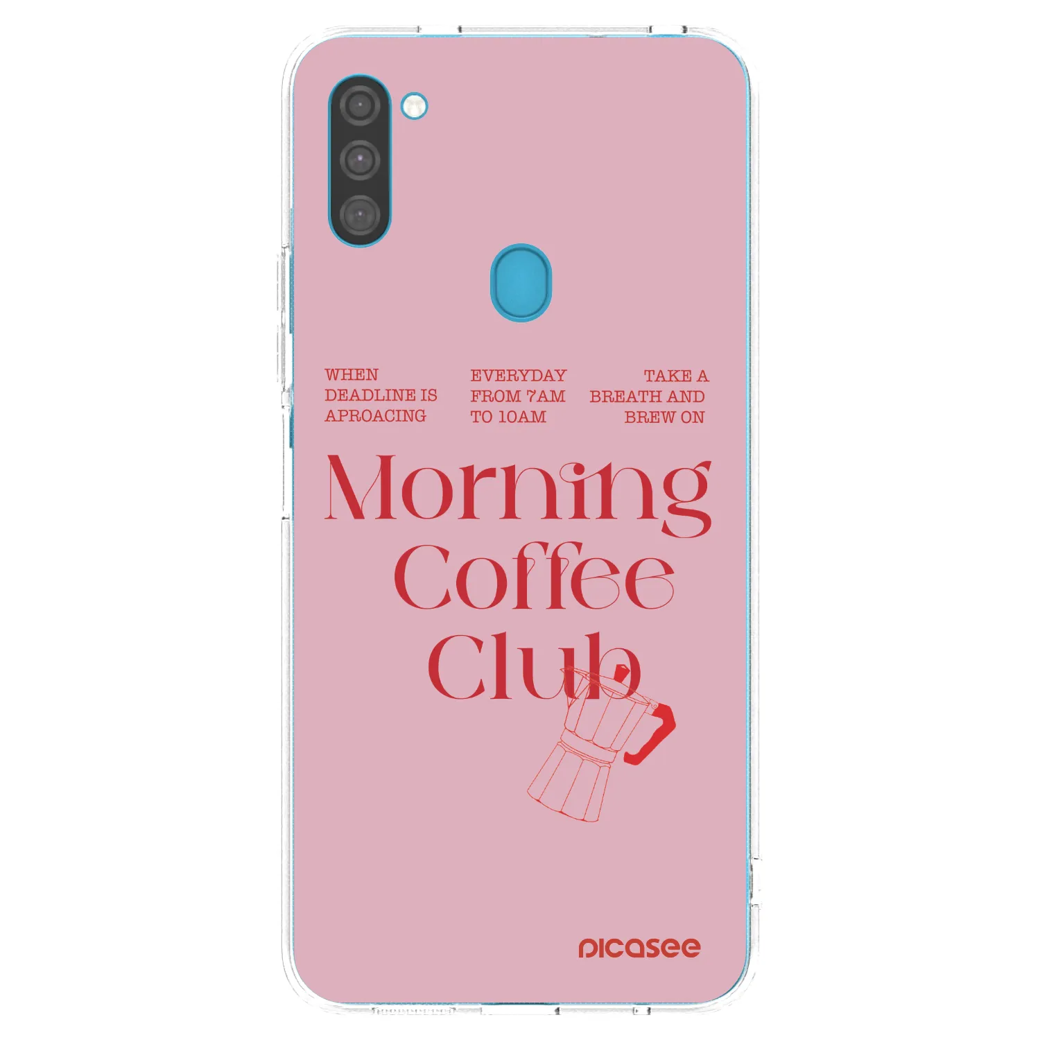 Picasee silikonowe przeźroczyste etui na Samsung Galaxy M11 - Morning