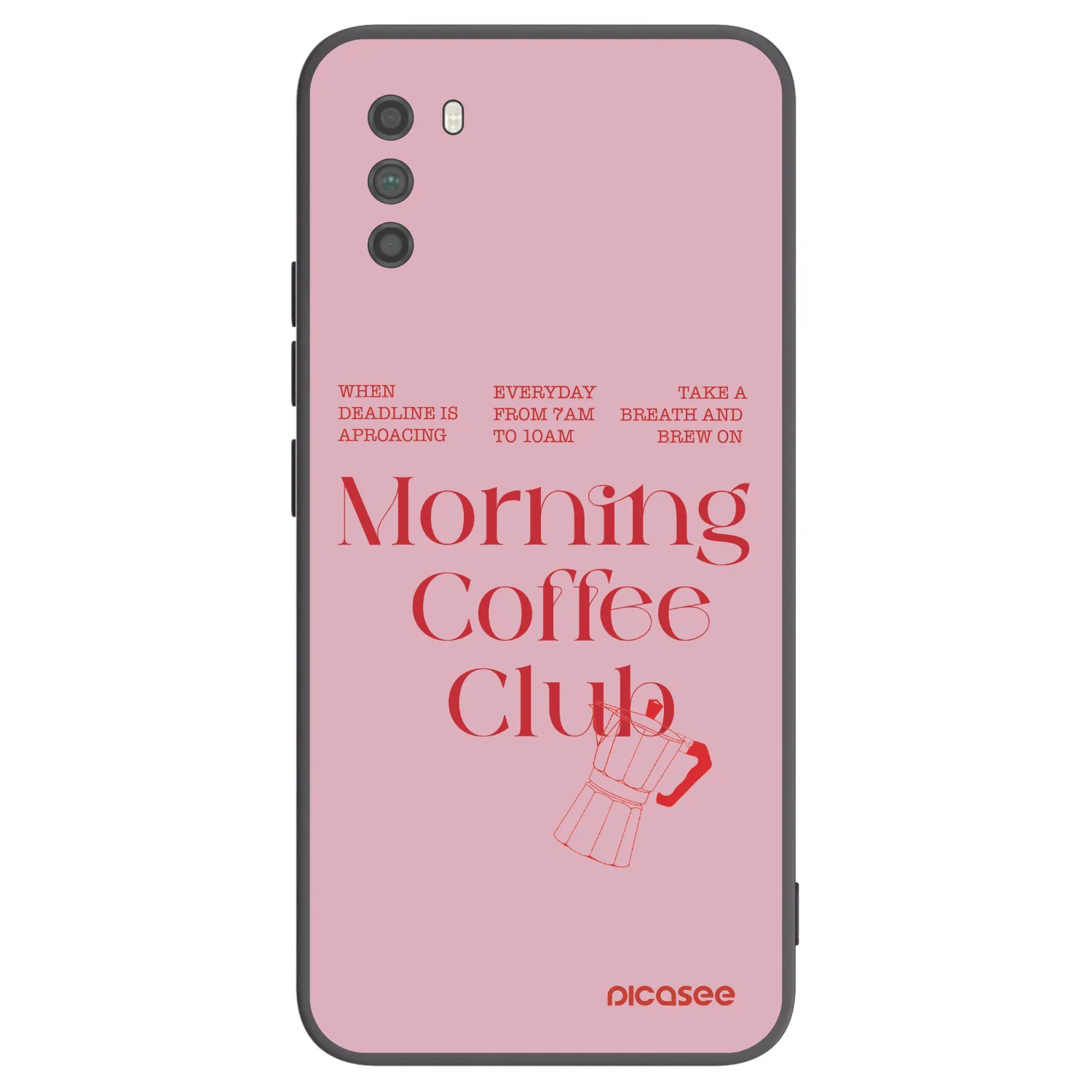 Picasee silikonowe czarne etui na Xiaomi Poco M3 - Morning