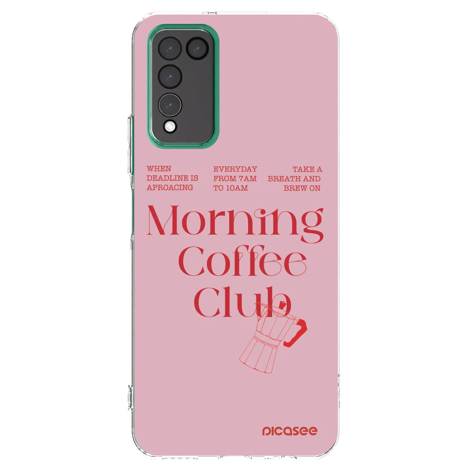 Picasee silikonowe przeźroczyste etui na Honor 10X Lite - Morning