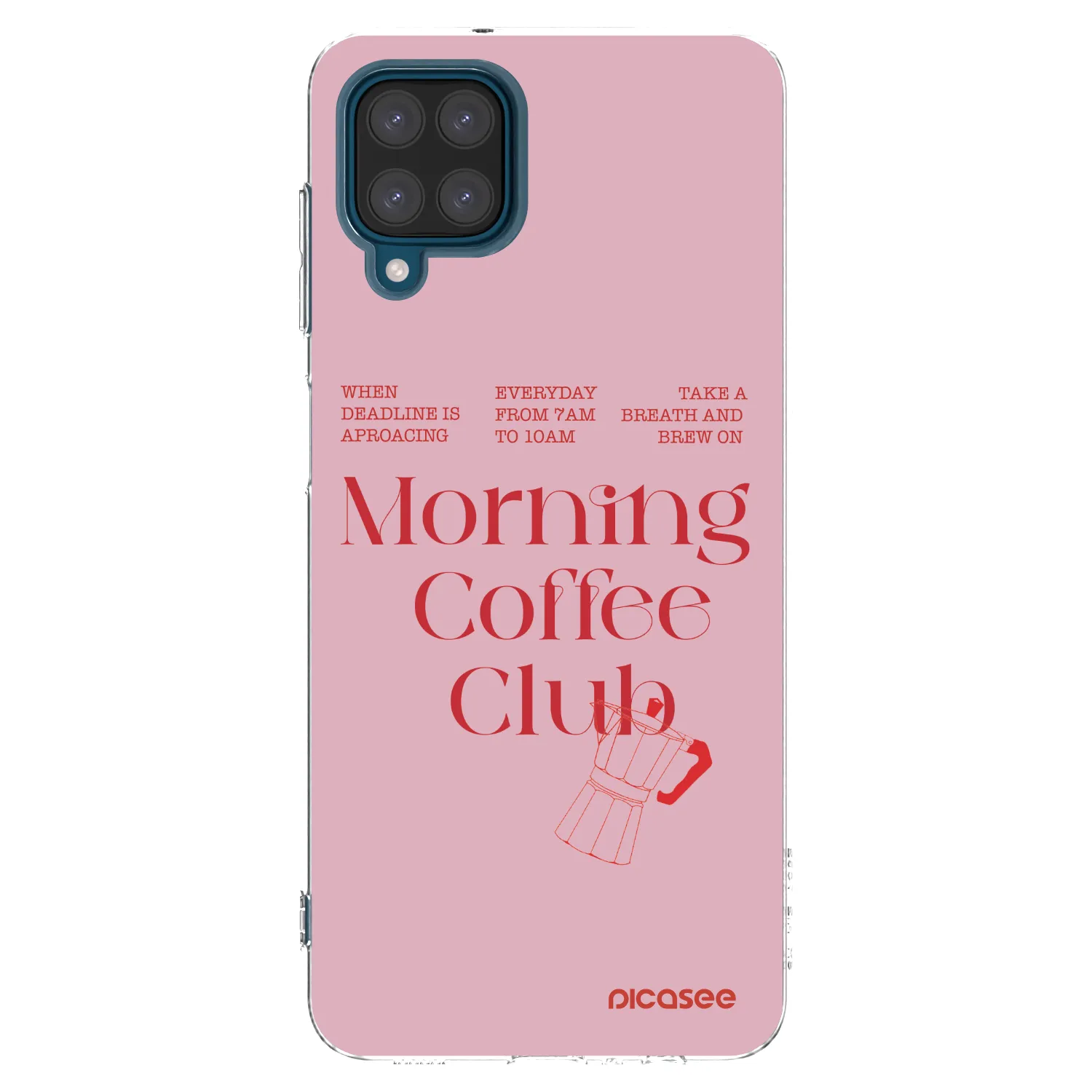 Picasee silikonowe przeźroczyste etui na Samsung Galaxy A12 A125F - Morning