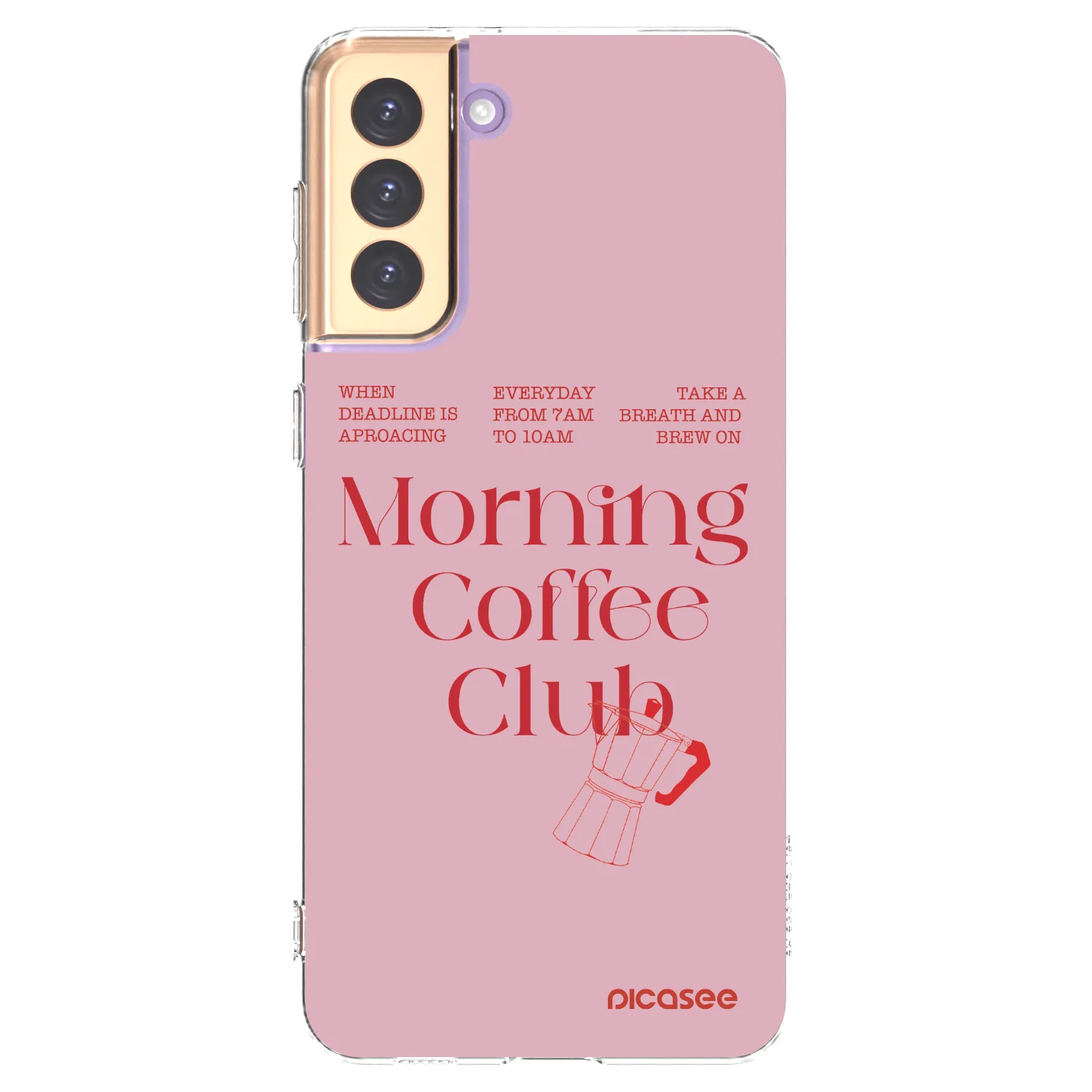 Picasee silikonowe przeźroczyste etui na Samsung Galaxy S21+ 5G G996F - Morning