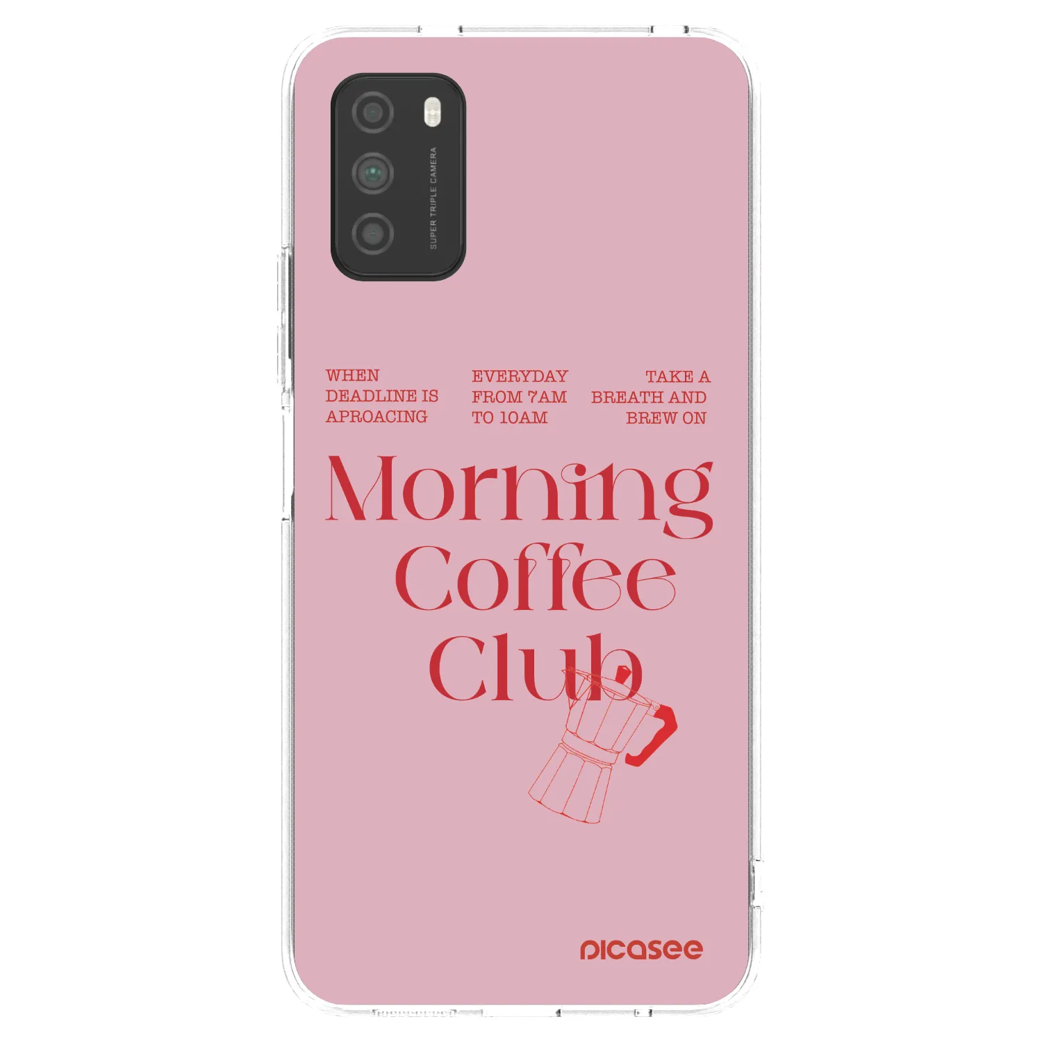 Picasee silikonowe przeźroczyste etui na Xiaomi Poco M3 - Morning