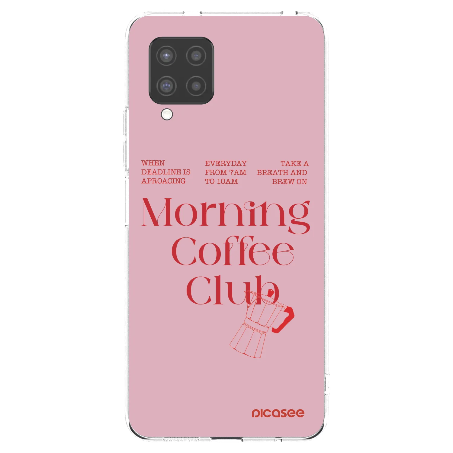 Picasee silikonowe przeźroczyste etui na Samsung Galaxy A42 A426B - Morning