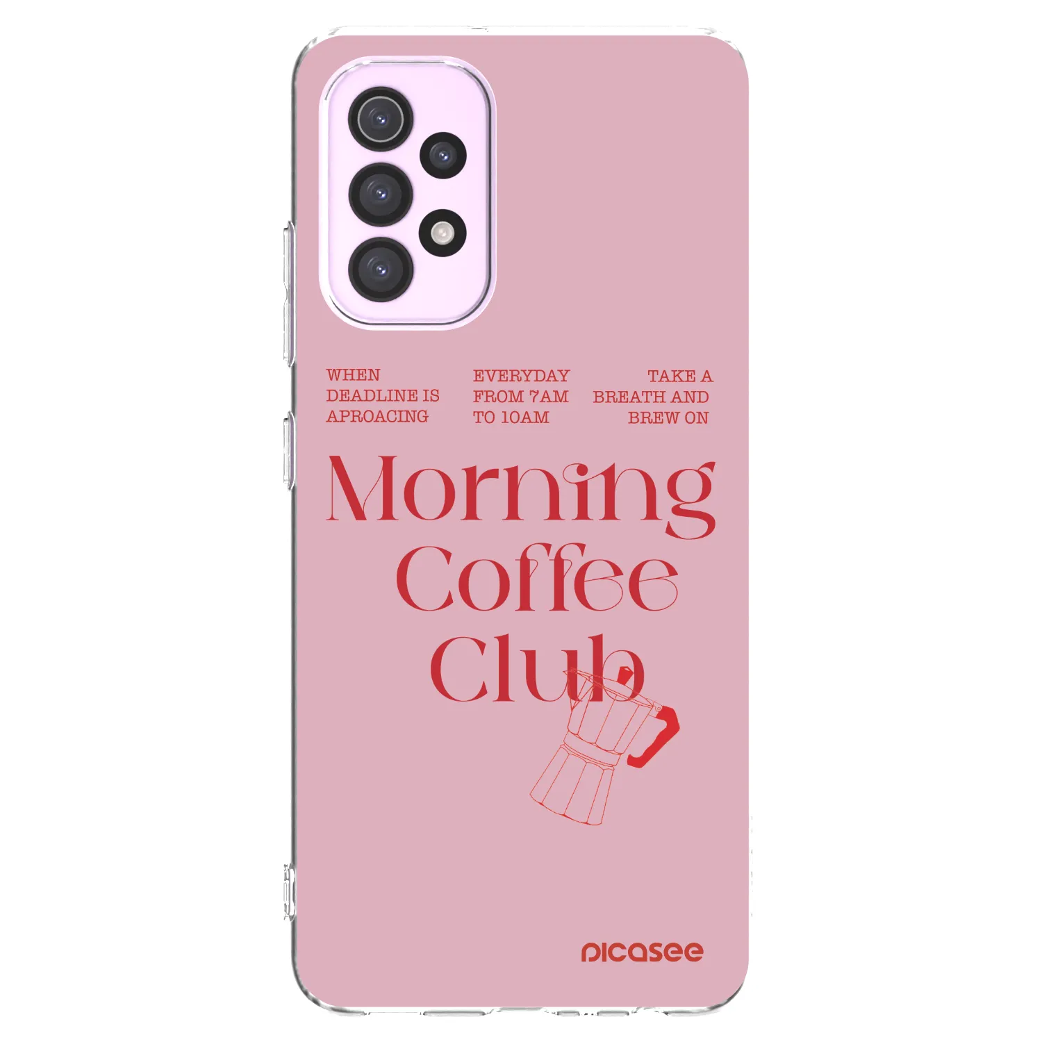 Picasee silikonowe przeźroczyste etui na Samsung Galaxy A32 5G A326B - Morning