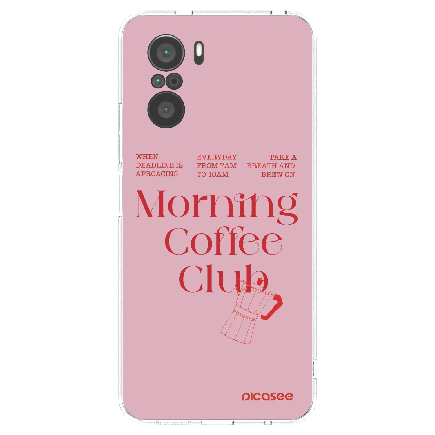 Picasee silikonowe przeźroczyste etui na Xiaomi Poco F3 - Morning