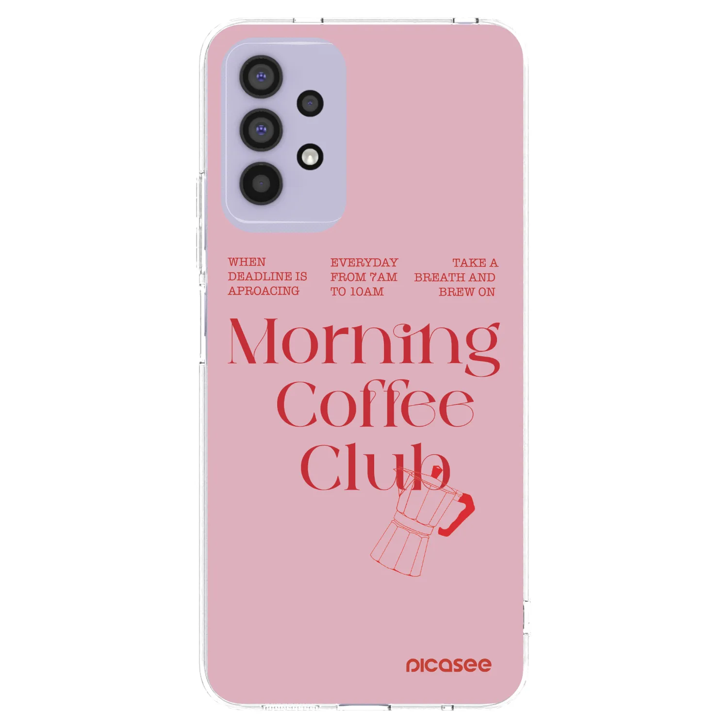 Picasee silikonowe przeźroczyste etui na Samsung Galaxy A32 4G SM-A325F - Morning