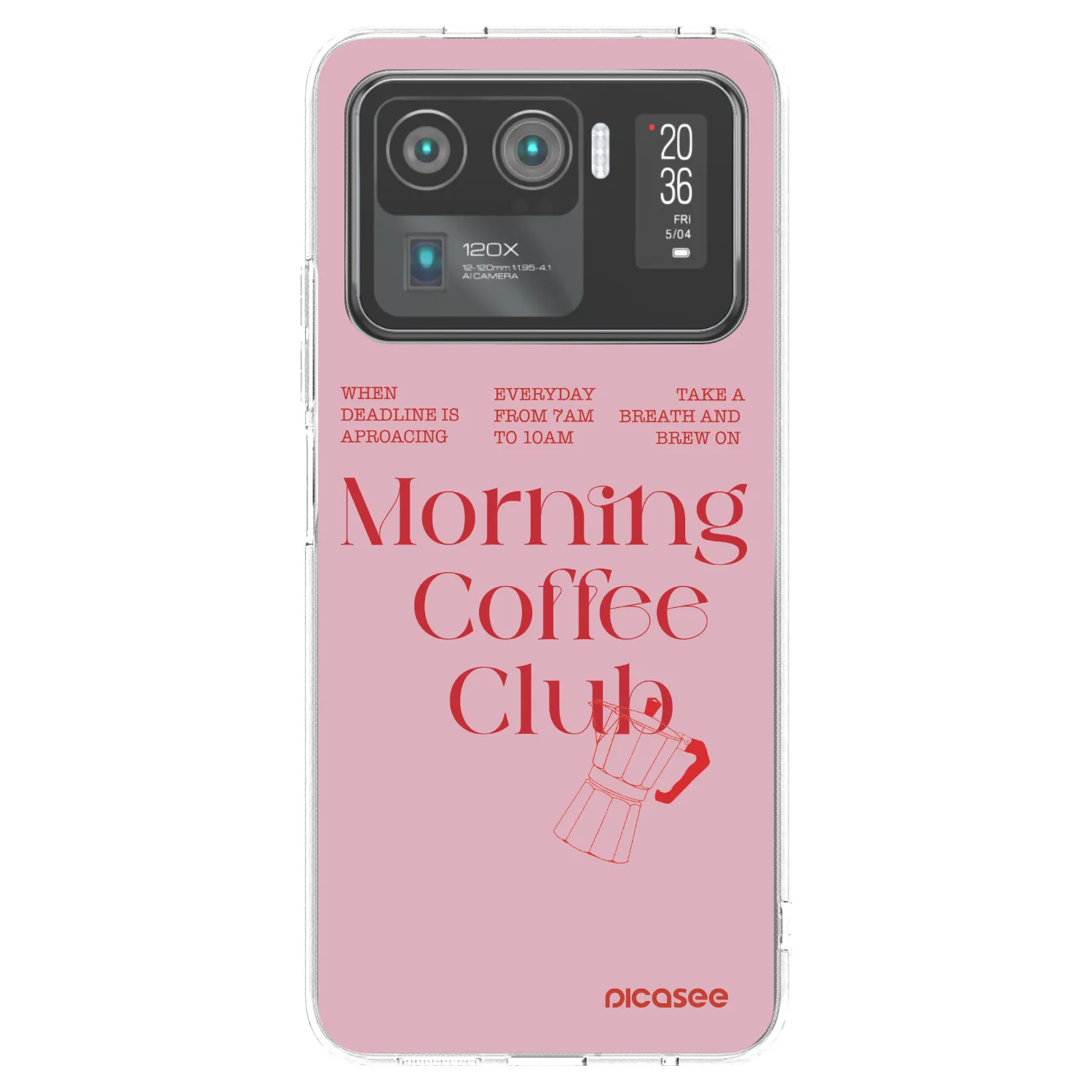 Picasee silikonowe przeźroczyste etui na Xiaomi Mi 11 Ultra - Morning