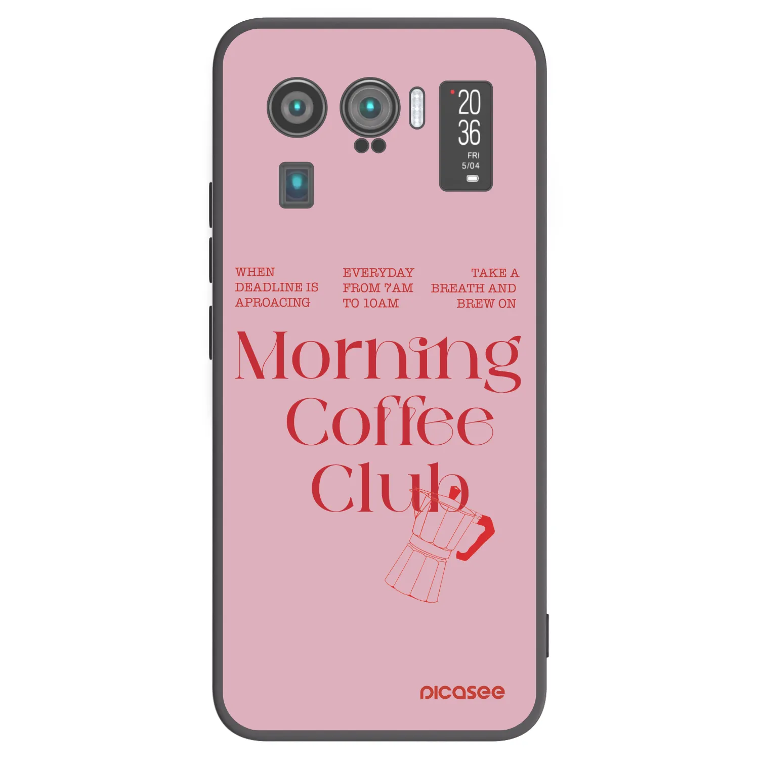 Picasee silikonowe czarne etui na Xiaomi Mi 11 Ultra - Morning