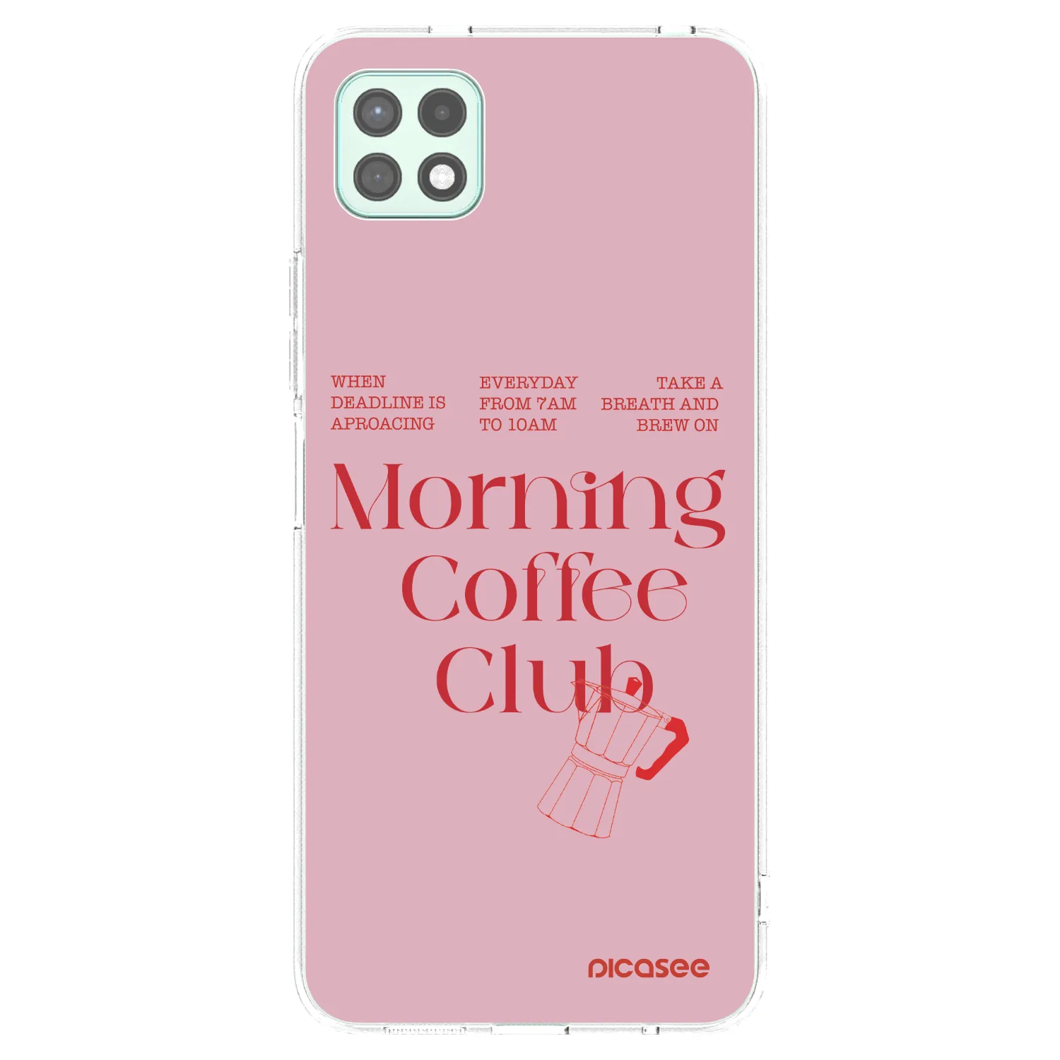 Picasee silikonowe przeźroczyste etui na Samsung Galaxy A22 A226B 5G - Morning