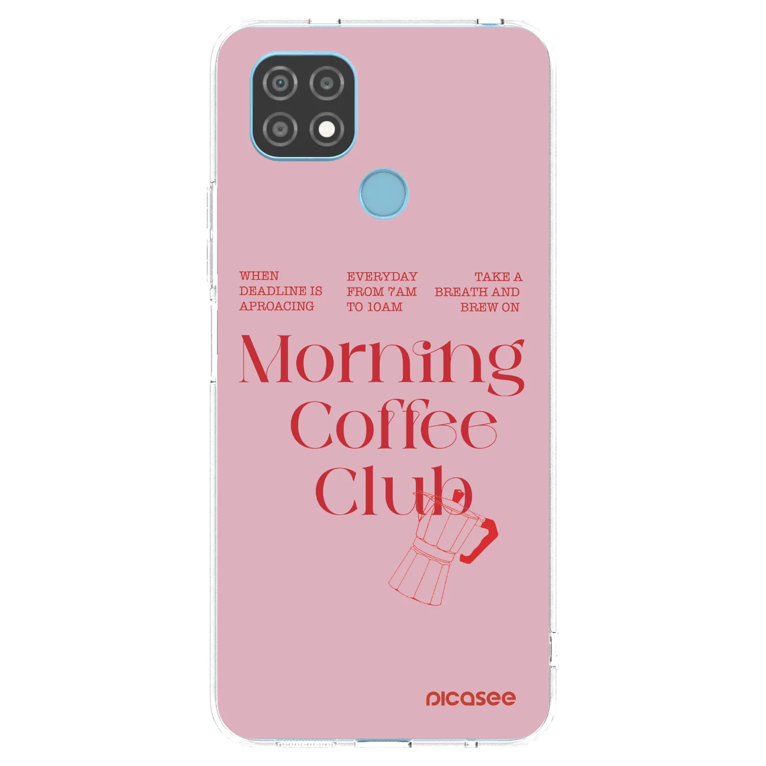 Picasee silikonowe przeźroczyste etui na Realme C21 - Morning