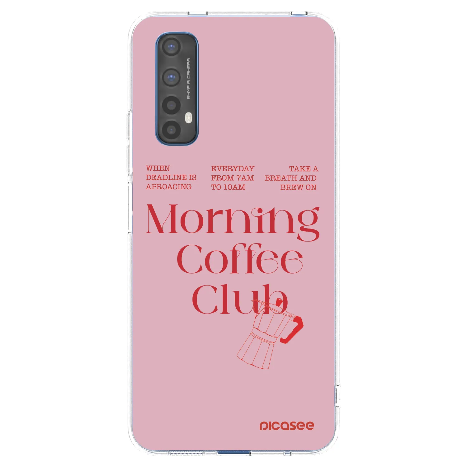 Picasee silikonowe przeźroczyste etui na Realme 7 - Morning