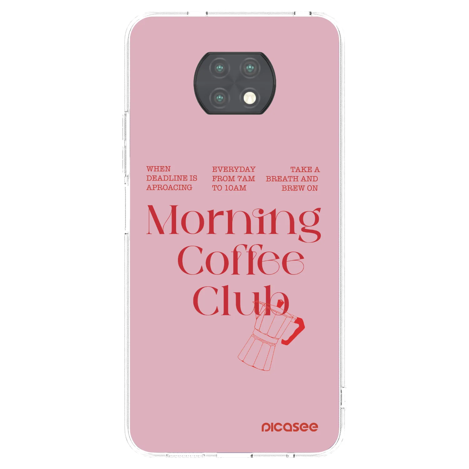 Picasee silikonowe przeźroczyste etui na Xiaomi Redmi Note 9T - Morning