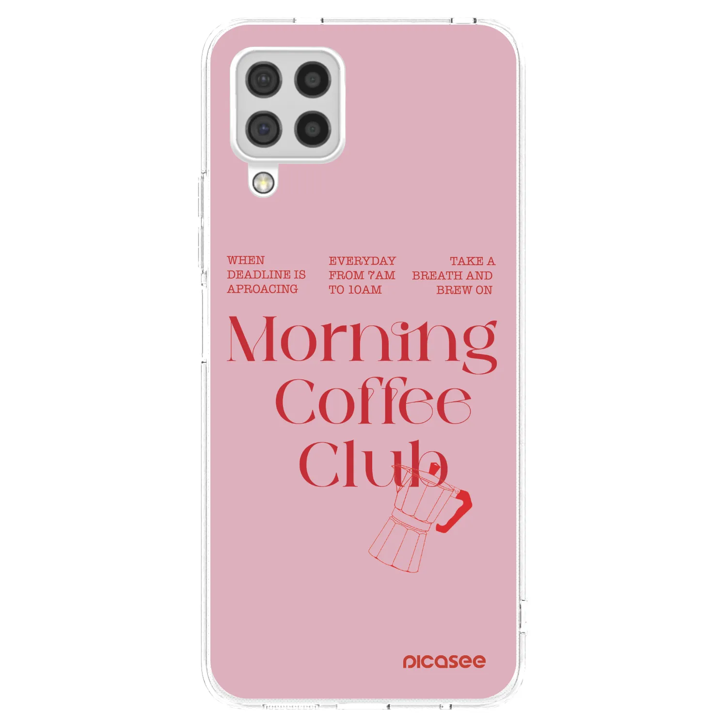 Picasee silikonowe przeźroczyste etui na Samsung Galaxy A22 A225F 4G - Morning
