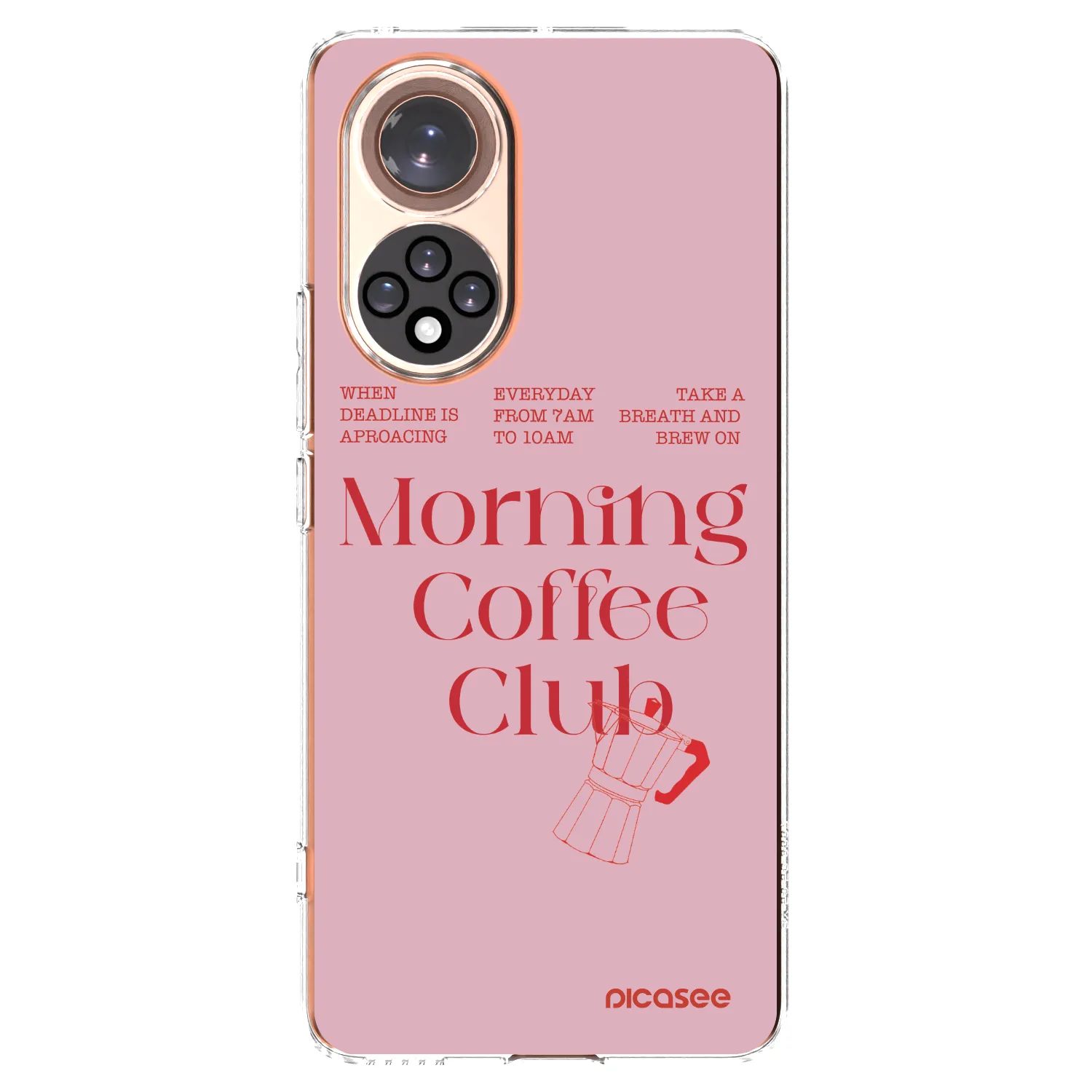 Picasee silikonowe przeźroczyste etui na Honor 50 5G - Morning