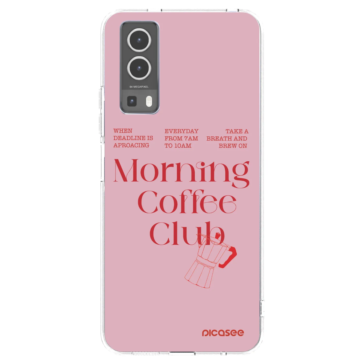 Picasee silikonowe przeźroczyste etui na Vivo Y72 5G - Morning