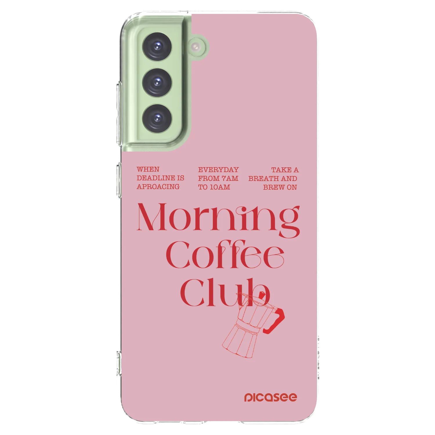 Picasee silikonowe przeźroczyste etui na Samsung Galaxy S21 FE 5G - Morning
