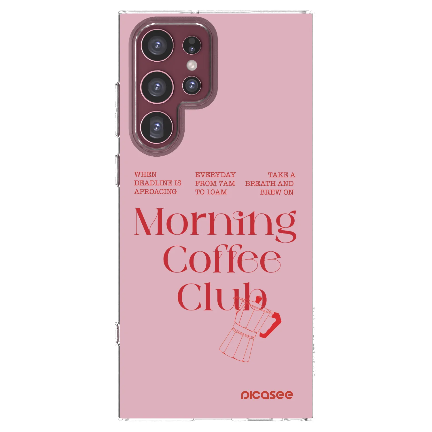 Picasee silikonowe przeźroczyste etui na Samsung Galaxy S22 Ultra 5G - Morning