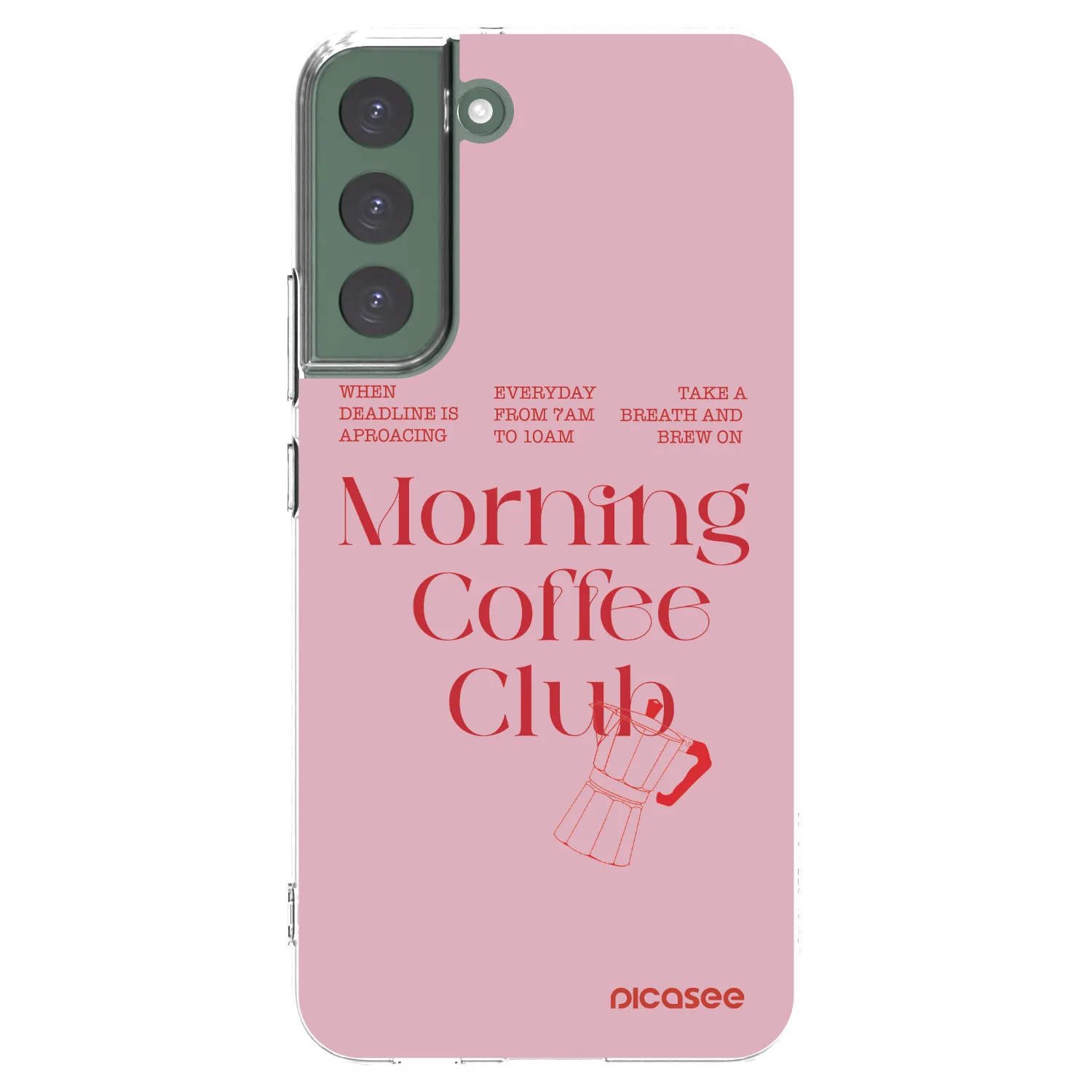 Picasee silikonowe przeźroczyste etui na Samsung Galaxy S22+ 5G - Morning