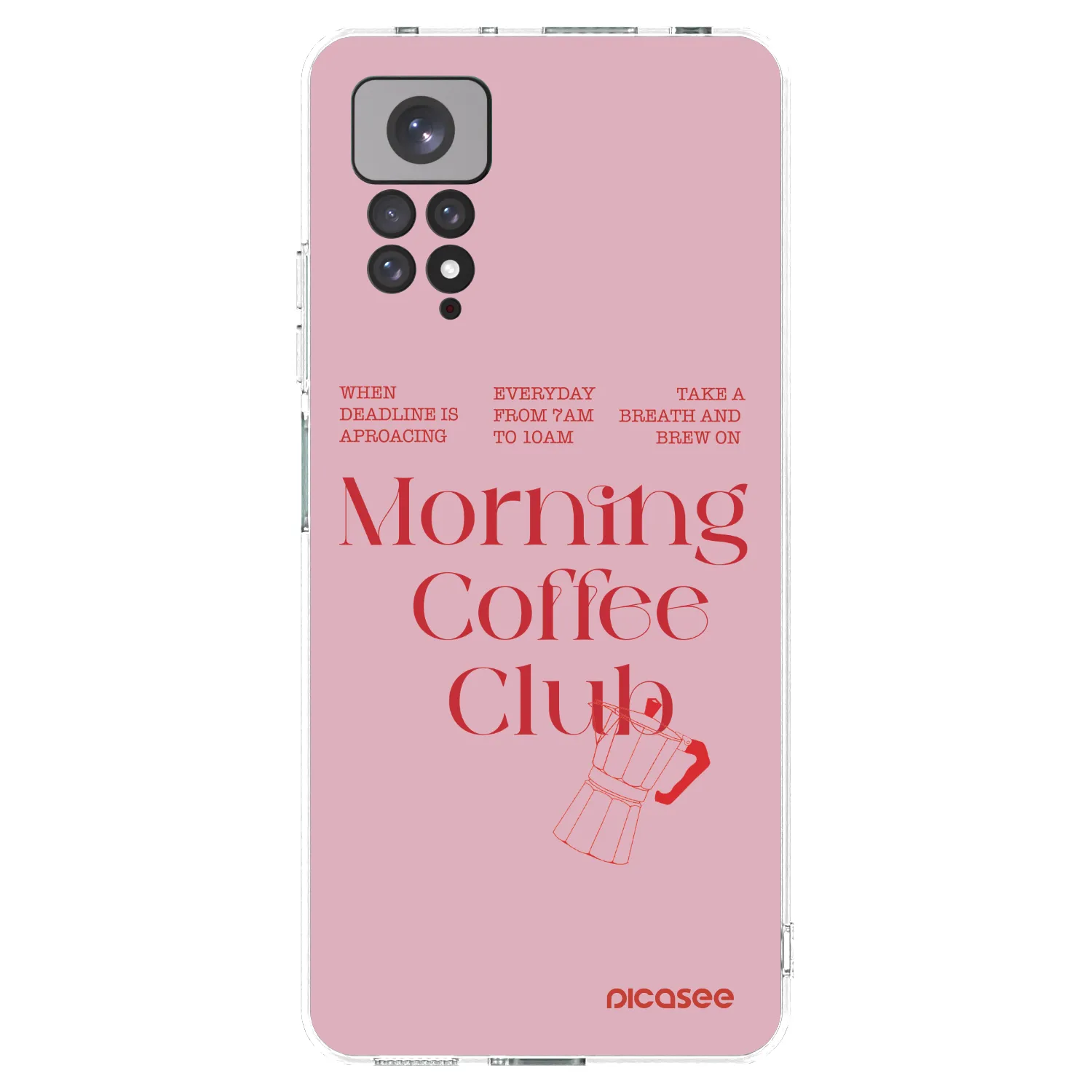 Picasee silikonowe przeźroczyste etui na Xiaomi Redmi Note 11S 4G - Morning