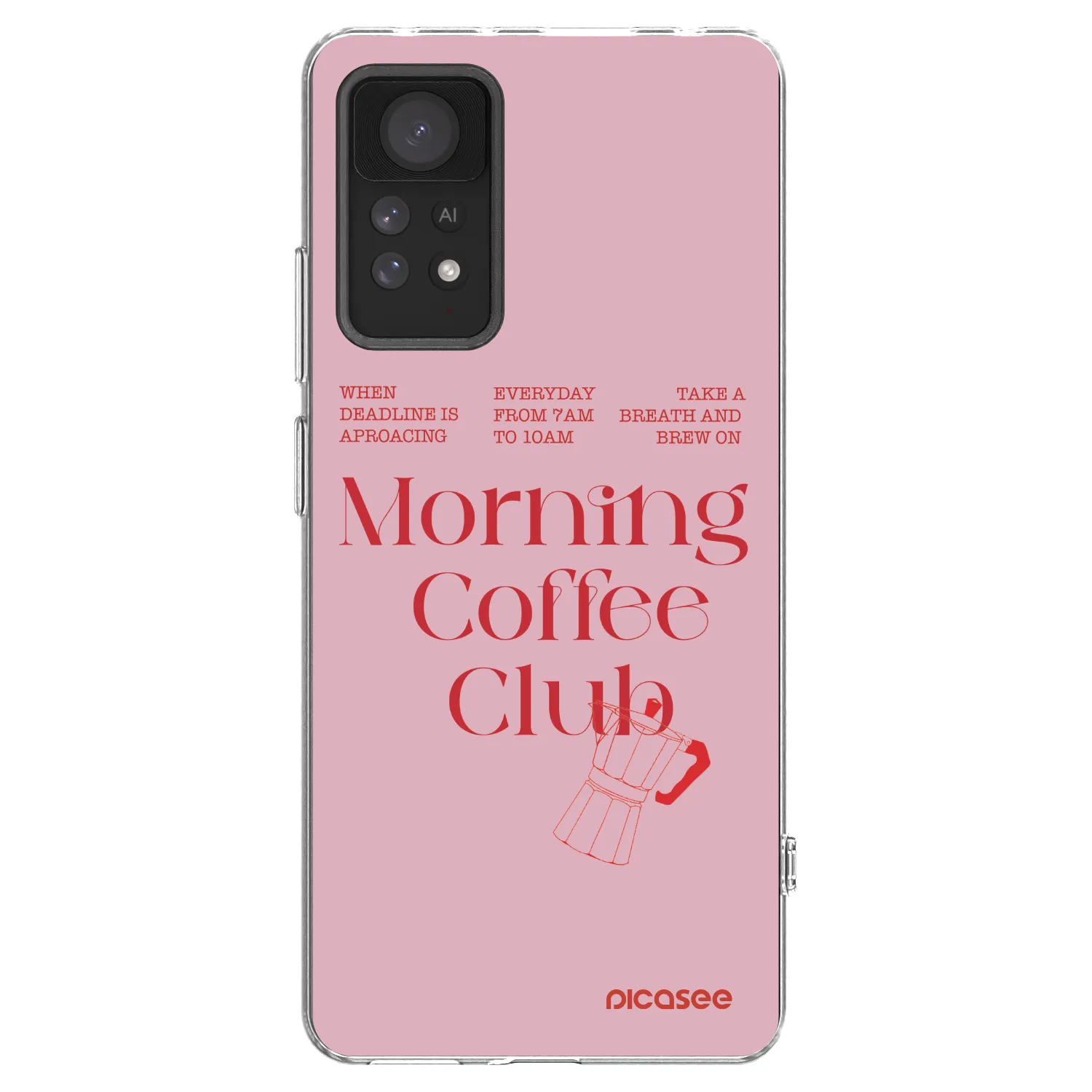 Picasee silikonowe przeźroczyste etui na Xiaomi Redmi Note 11 Pro 5G - Morning