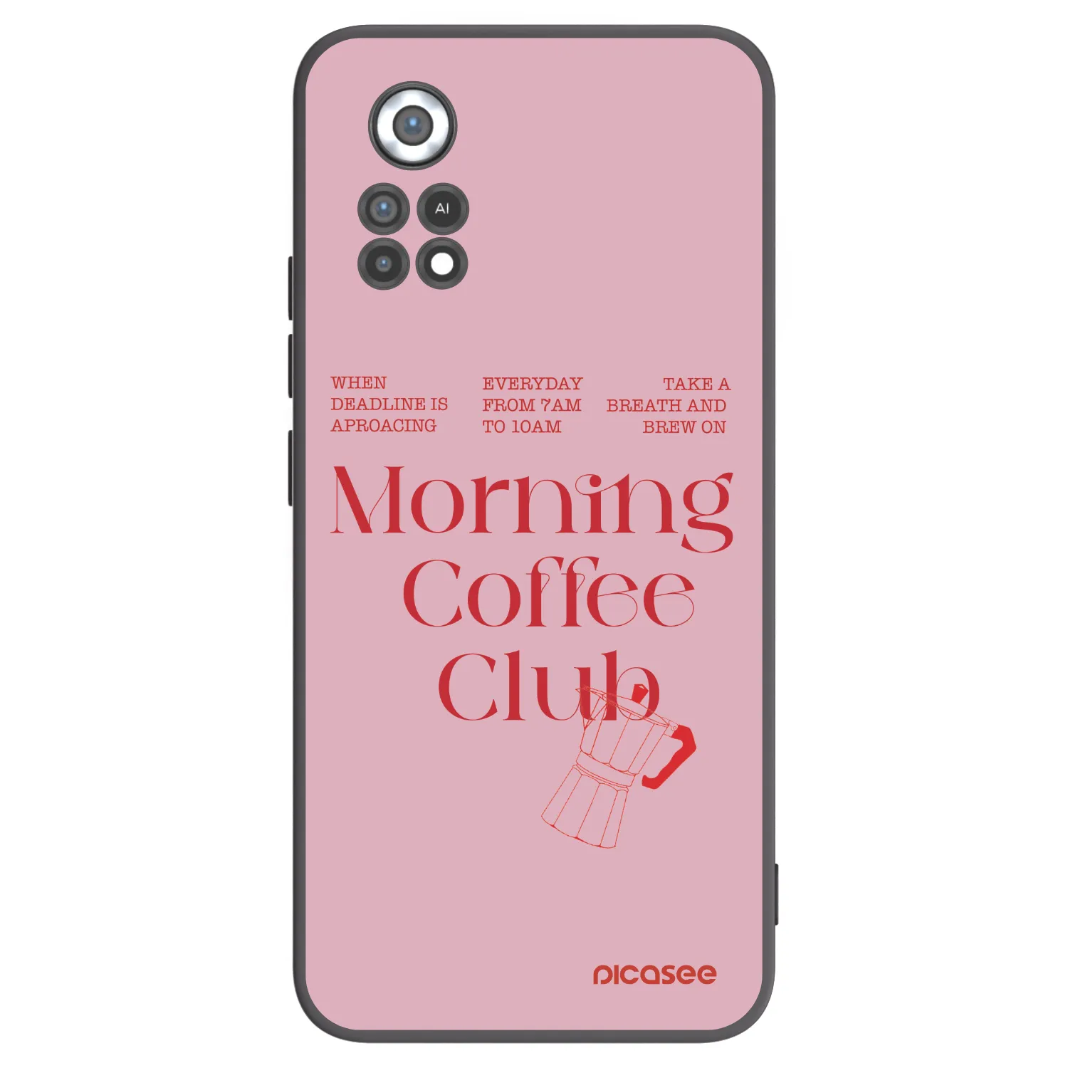 Picasee silikonowe czarne etui na Xiaomi Poco X4 Pro 5G - Morning