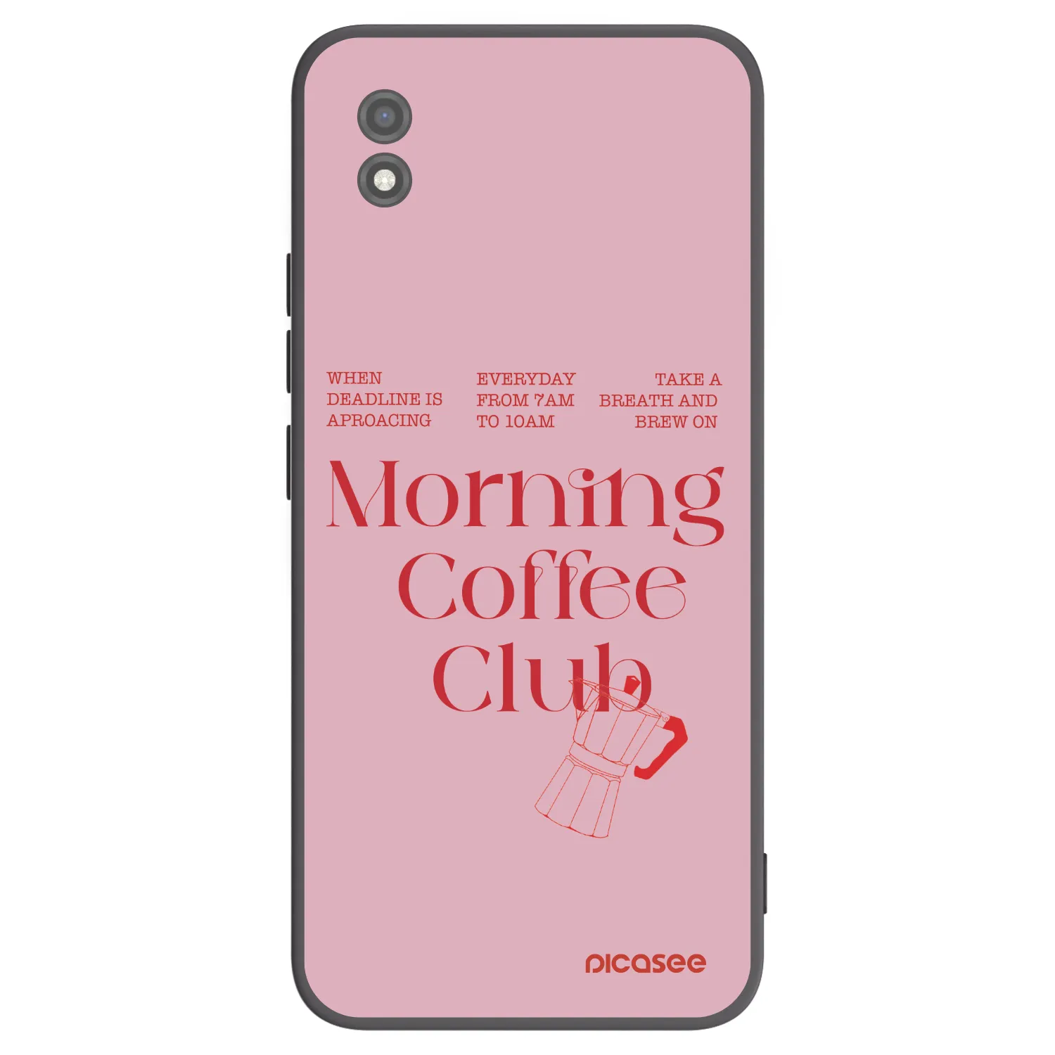 Picasee silikonowe czarne etui na Realme C11 (2021) - Morning