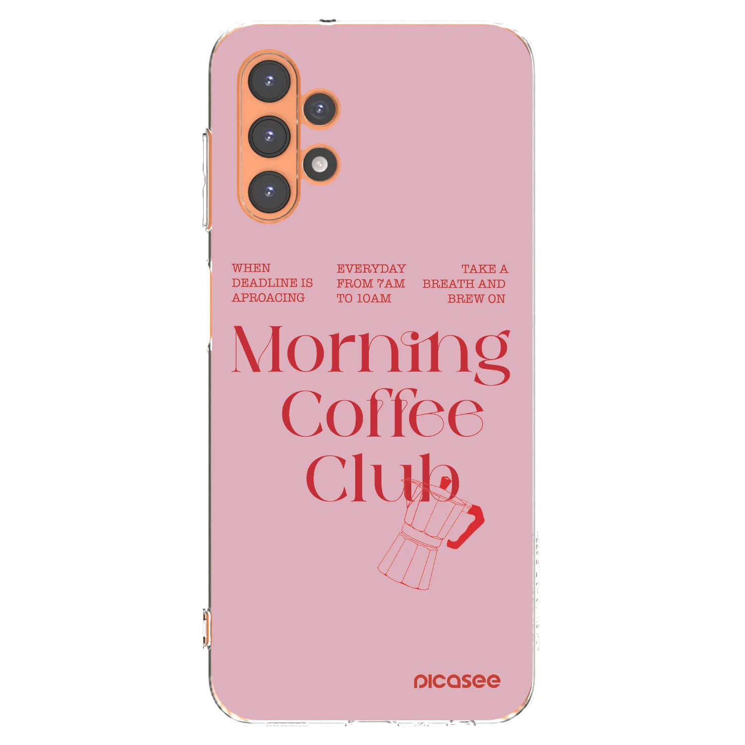 Picasee silikonowe przeźroczyste etui na Samsung Galaxy A13 4G A135 - Morning